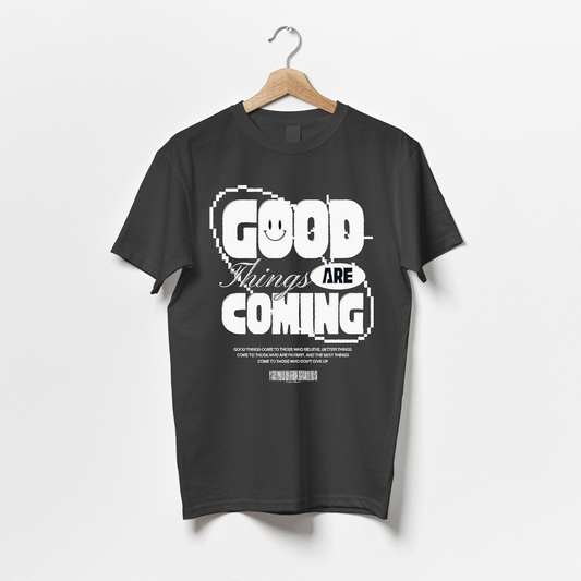 Good Things Are Coming / Motivation Quote-Puzzle Squad Cotton T-shirts for Boys & Girls