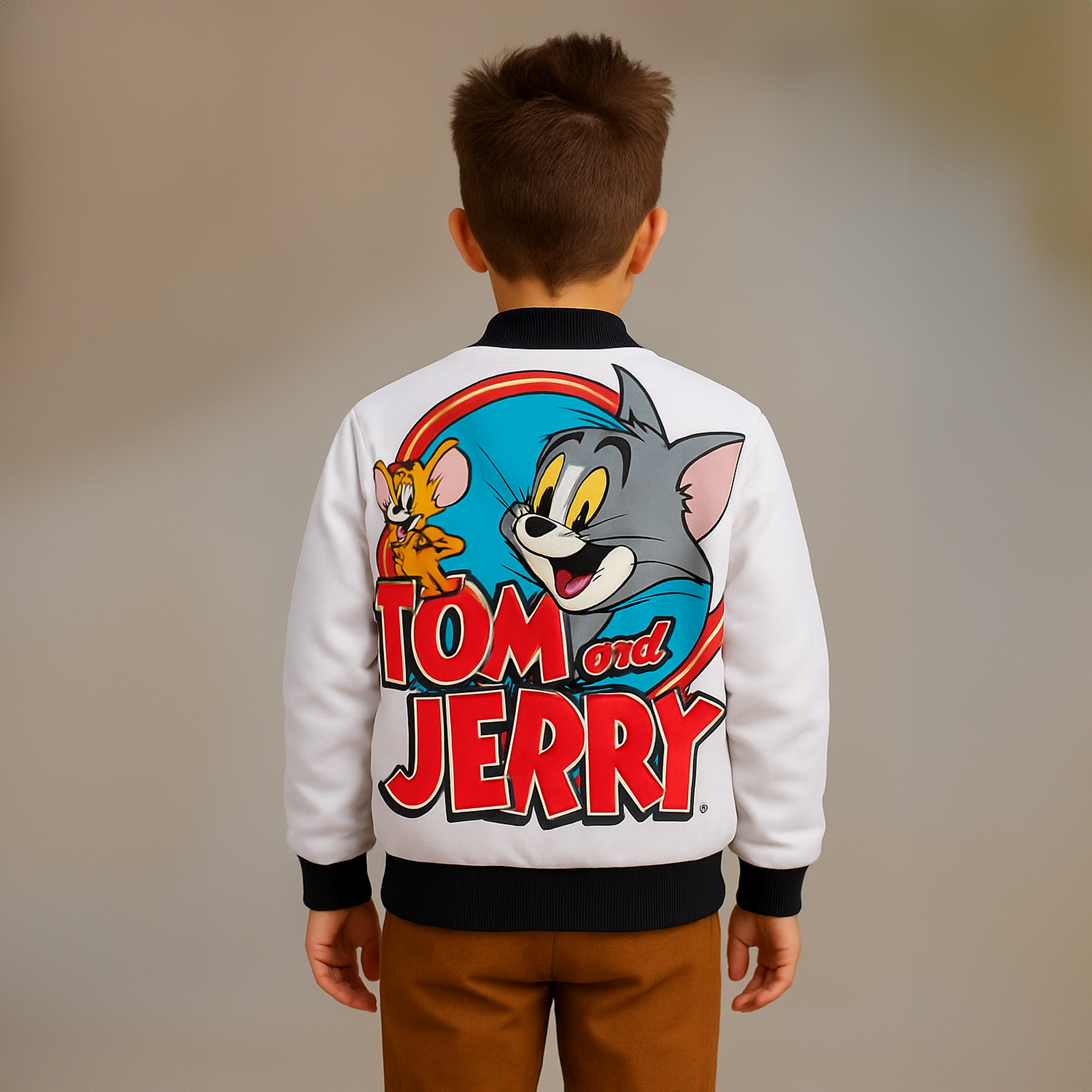 Kids Tom & Jerry Bomber Jacket