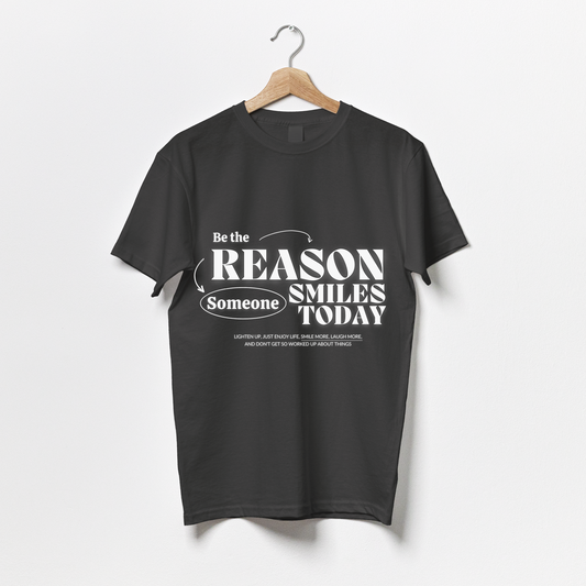 Be the Reason Someone Smiles Today / Motivation Quote-Puzzle Squad Cotton T-shirts for Boys & Girls