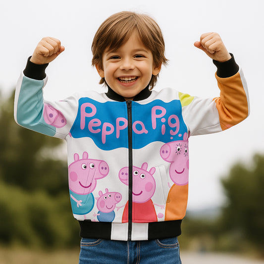 Kids Peppa Pig Bomber Jacket