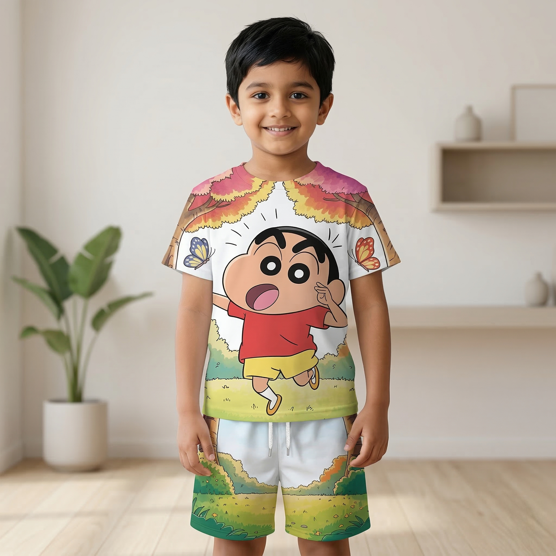 Shinchan Kids AOP Co-ord Set