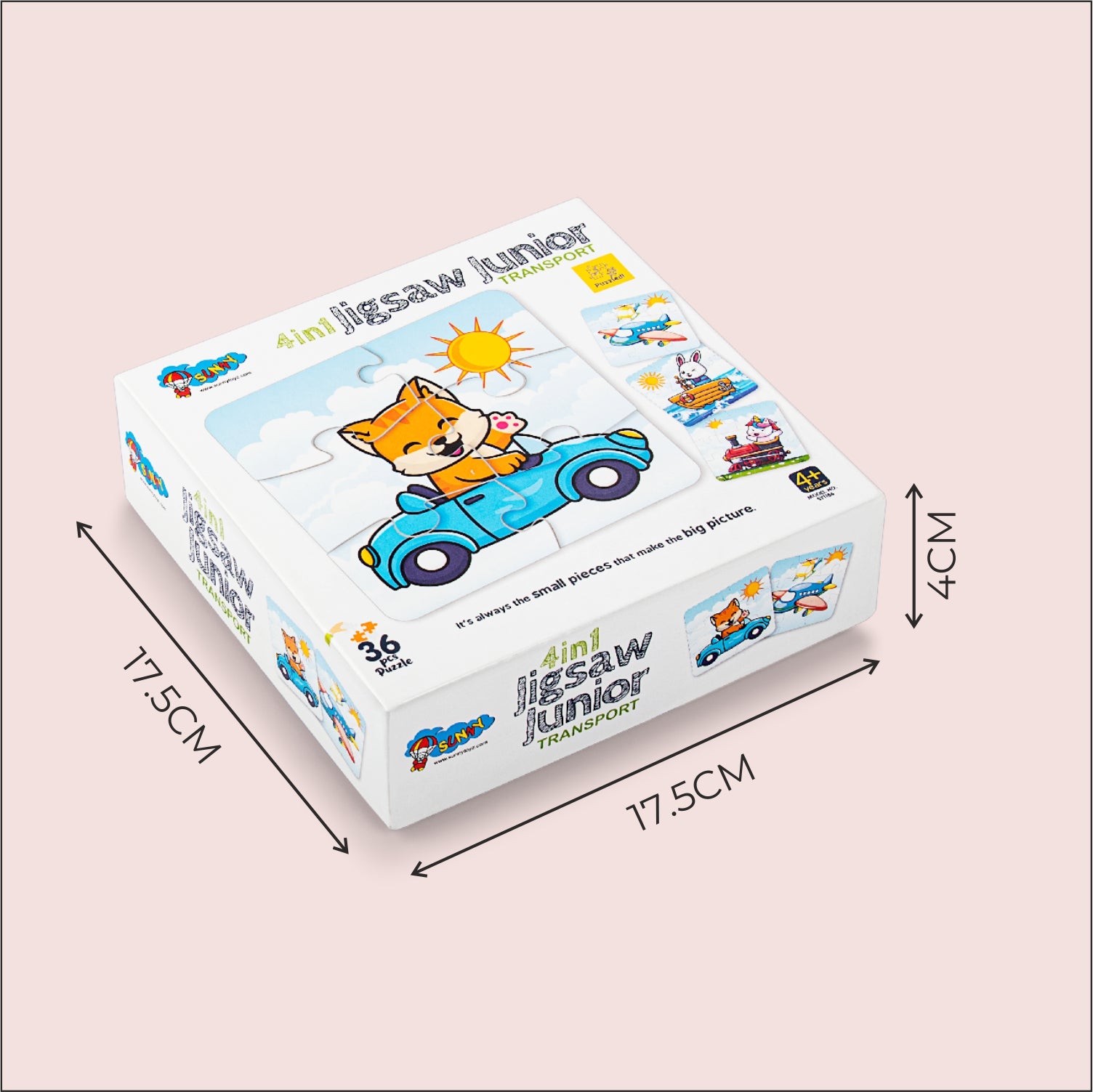 4 in 1 Transport Jigsaw Puzzle