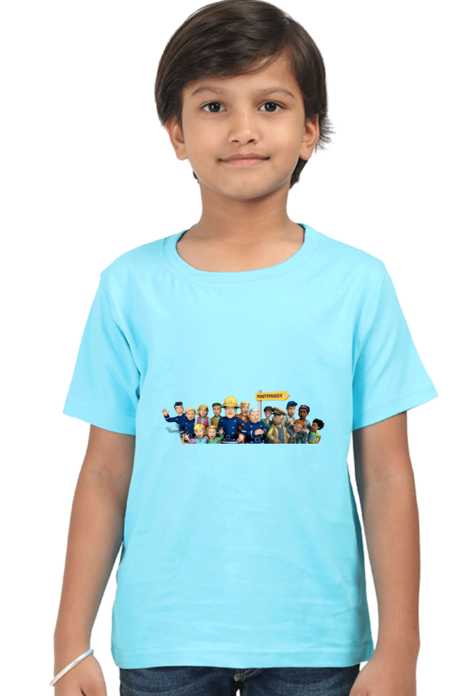 Kids Fireman Sam T-shirt | DTF Print