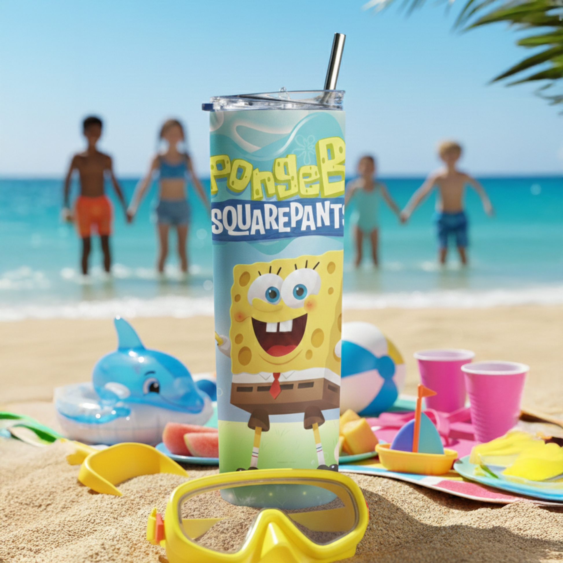 Sponge Bob AOP Tumbler Bottle