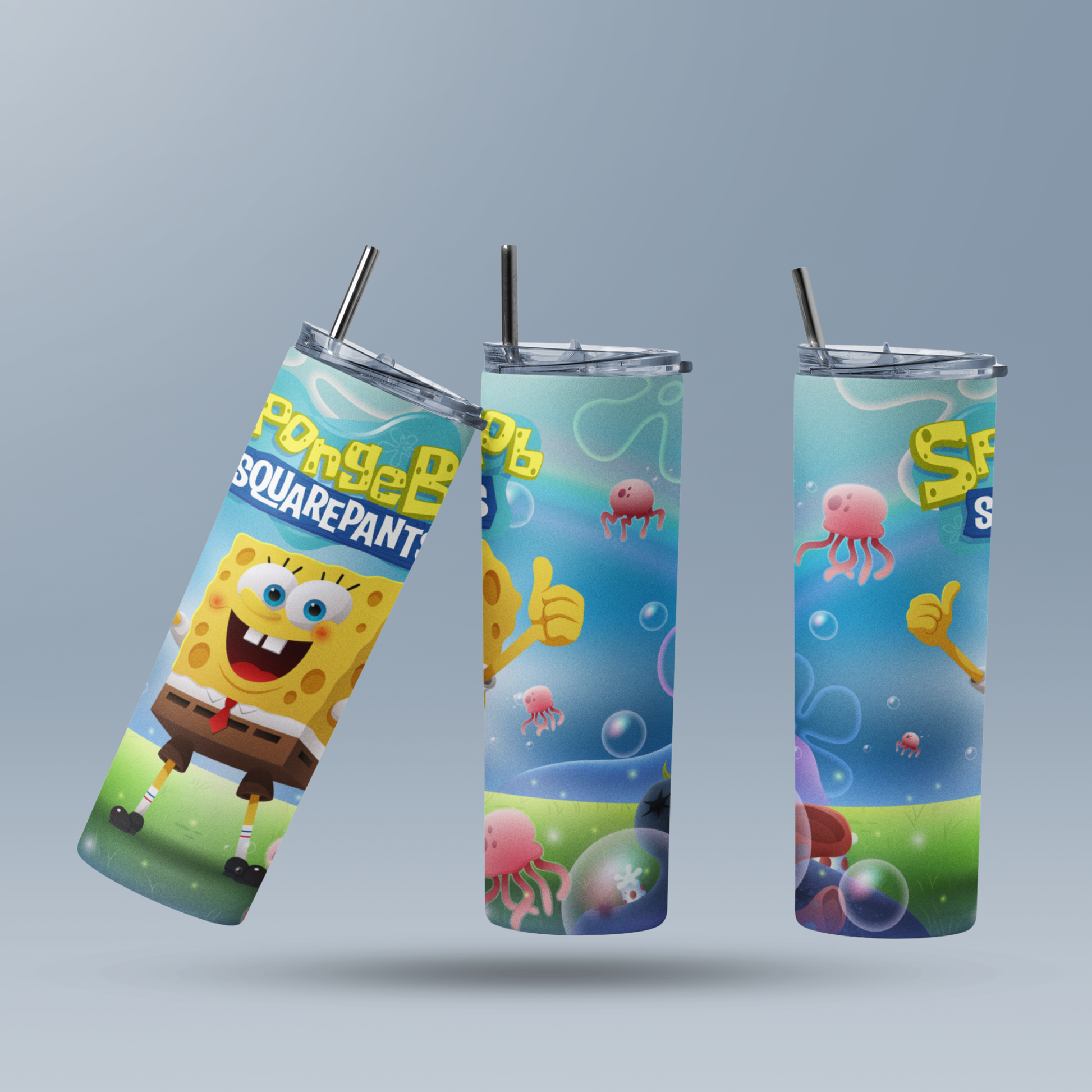 Sponge Bob AOP Tumbler Bottle