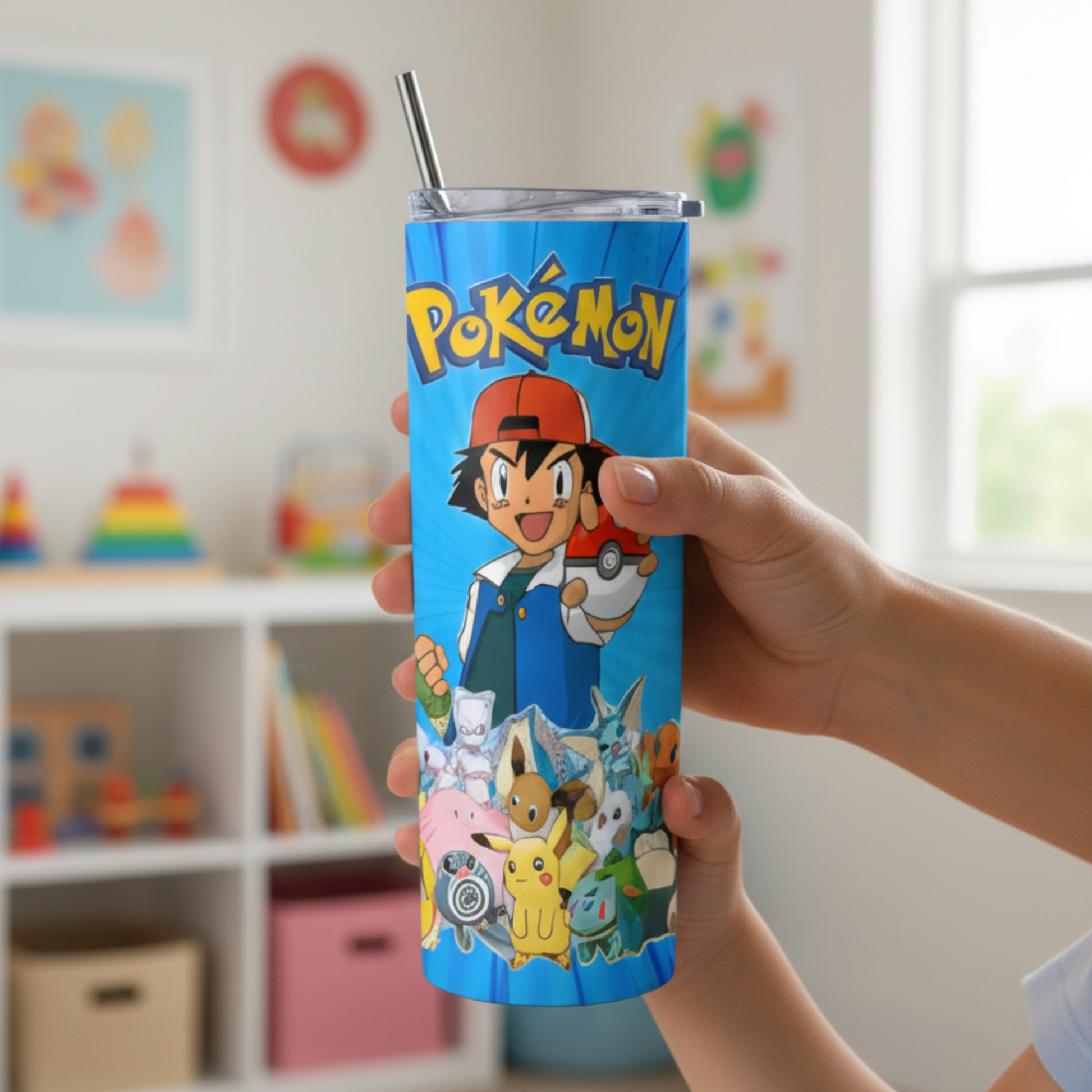 Pokemon AOP Tumbler Bottle