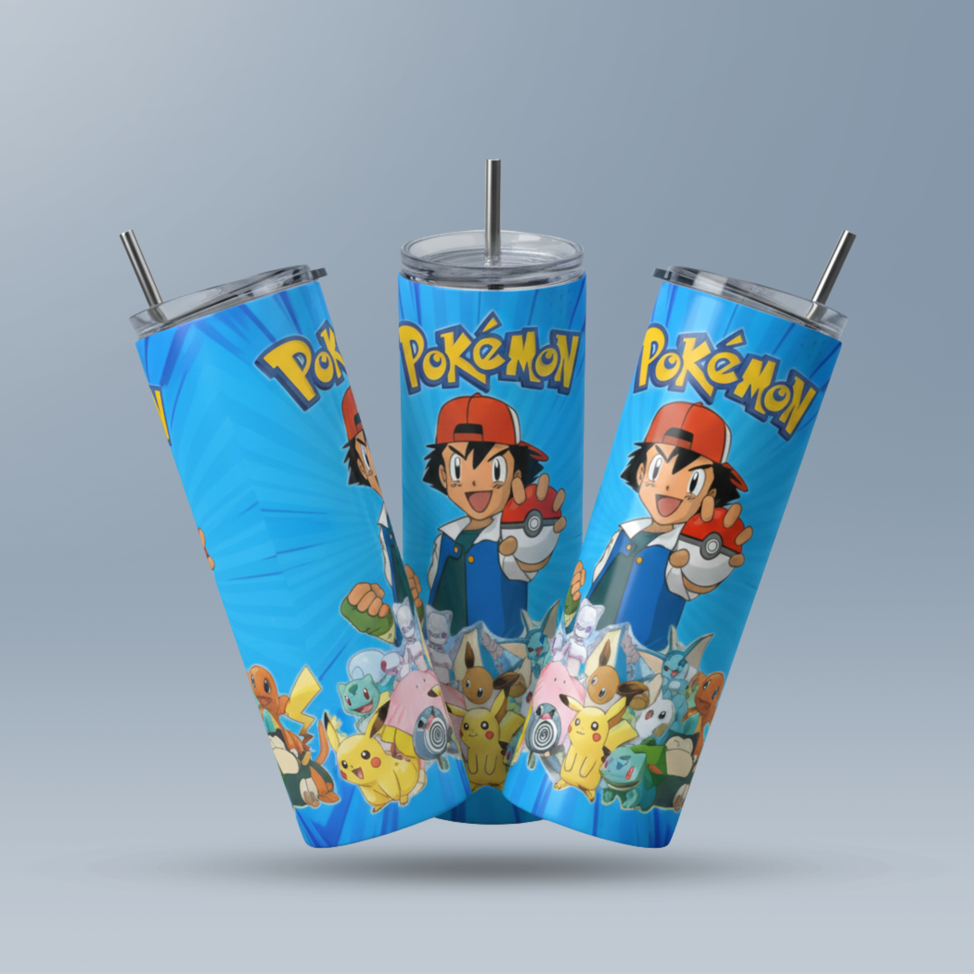 Pokemon AOP Tumbler Bottle