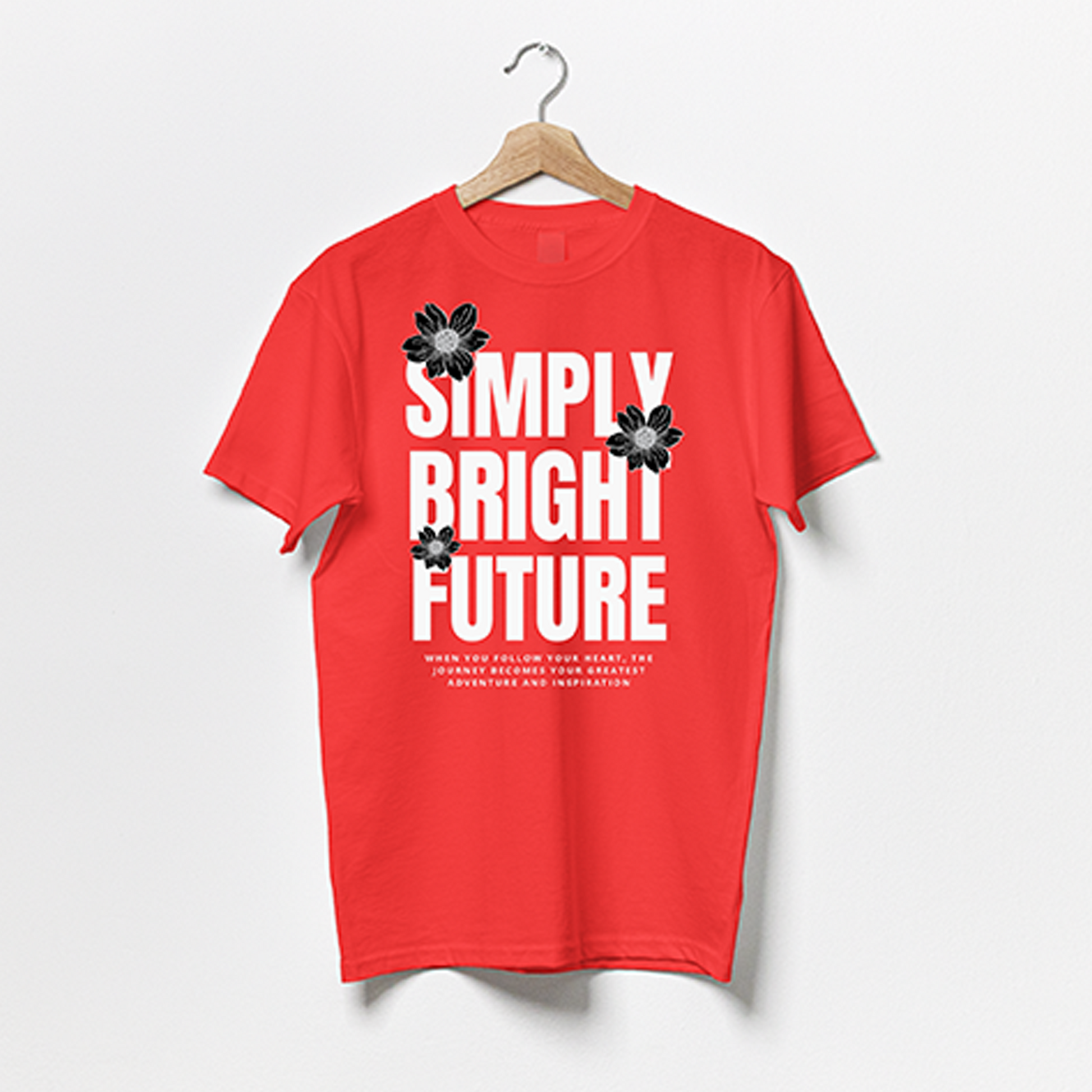 Simply Bright Future / Motivation Quote-Puzzle Squad Cotton T-shirts for Boys & Girls