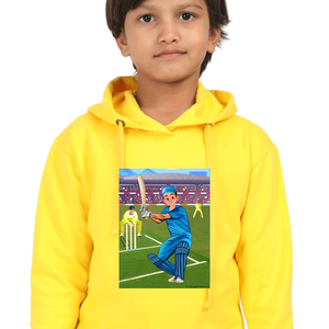 Deva Playing Cricket Hoodie for kids