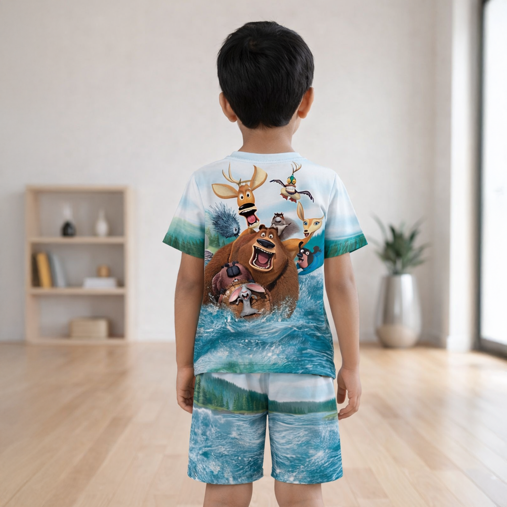Zoo Print Kids AOP Co-ord Set
