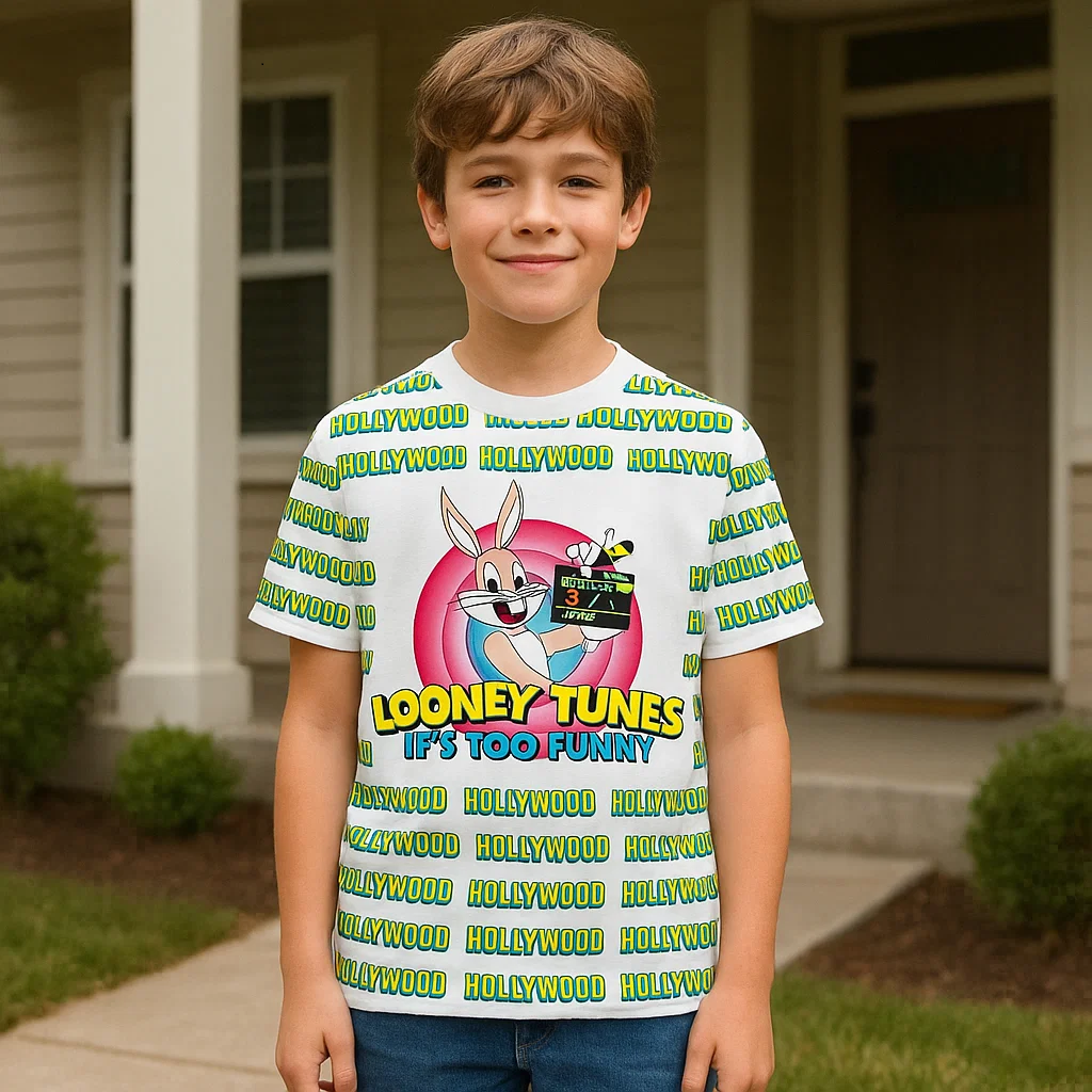 Looney Tunes Kids AOP Sports T-Shirt