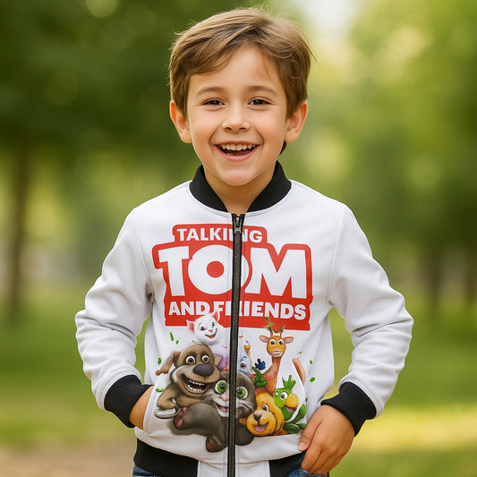 Kids Talking Tom Bomber Jacket