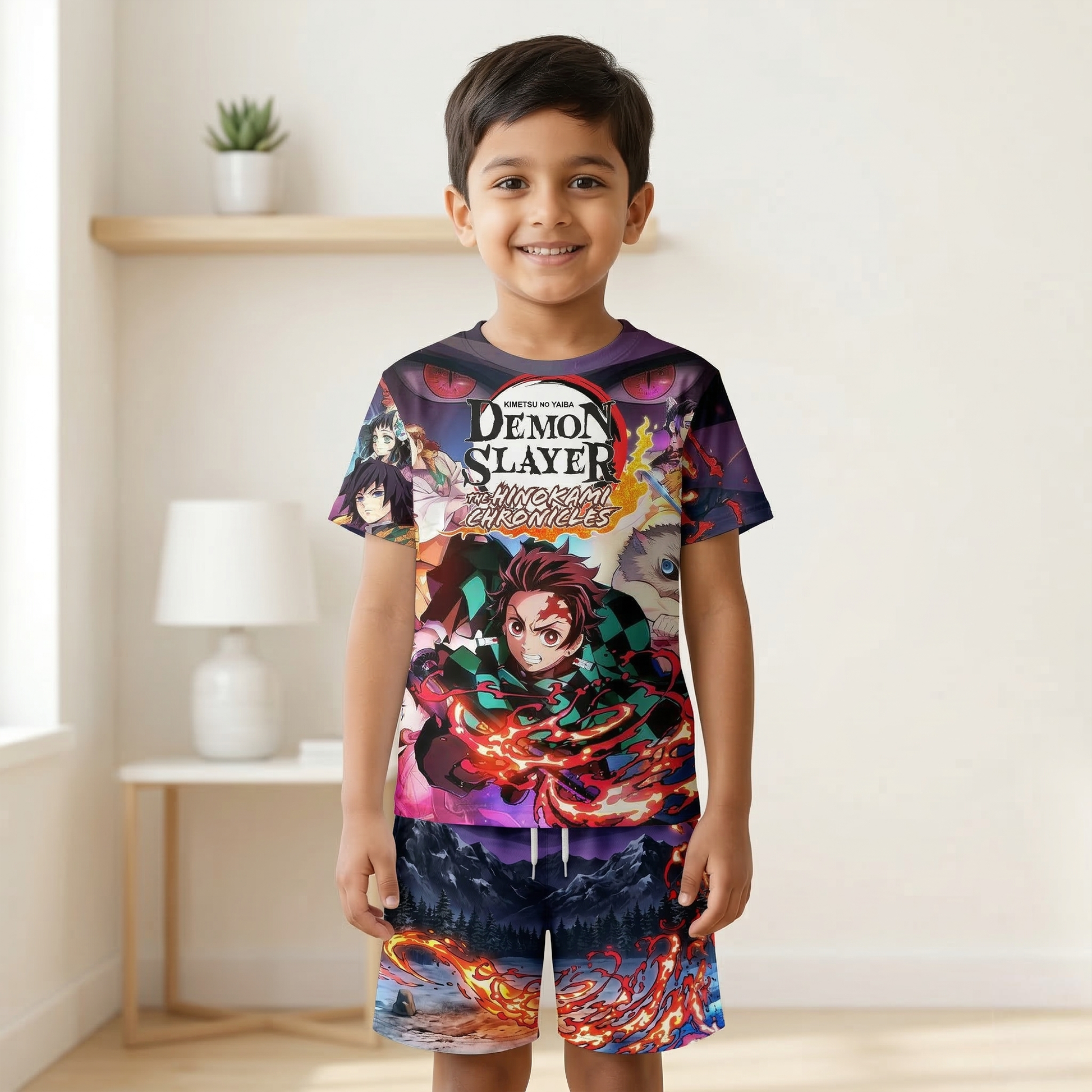 Demons Layer Kids AOP Co-ord Set