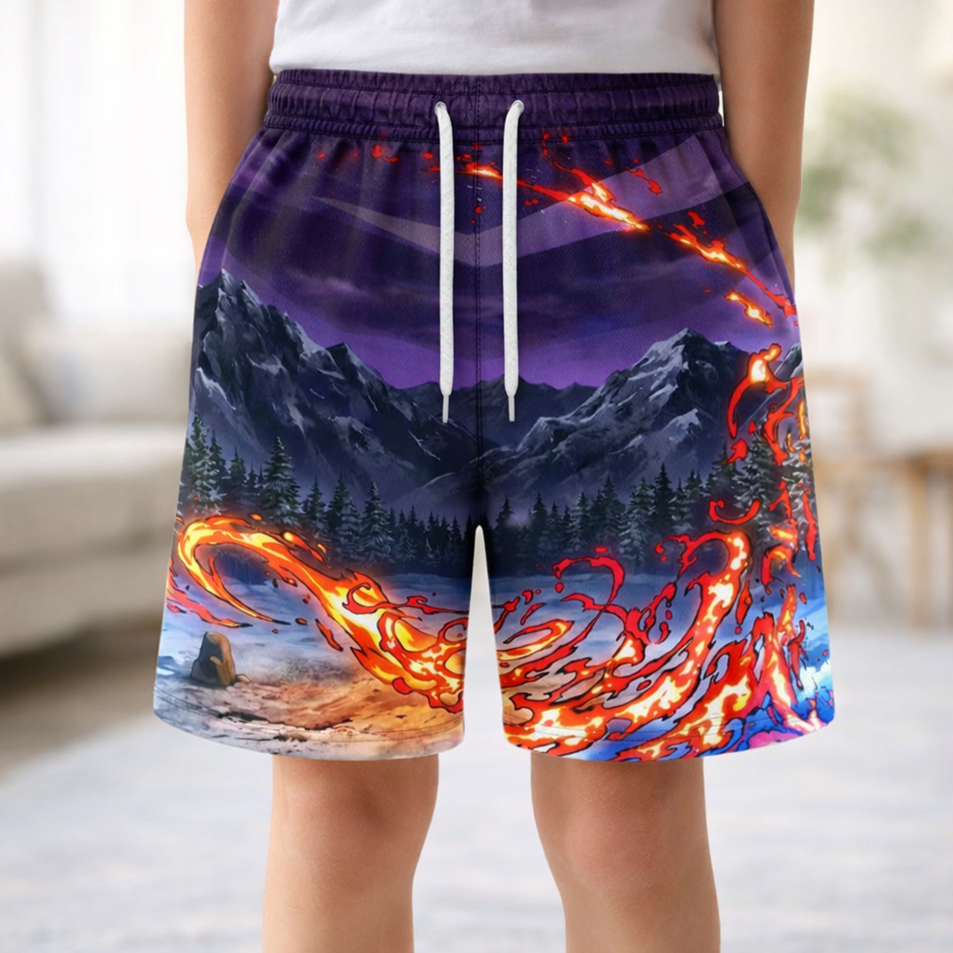 Demons Layer Kids AOP Sports