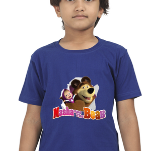 Kids Masha and The Bear T-shirt | DTF Print