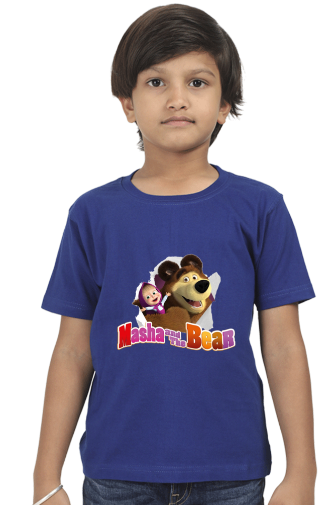 Kids Masha and The Bear T-shirt | DTF Print