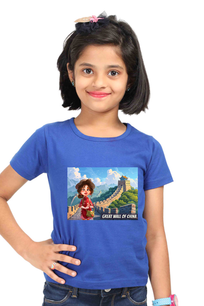 Aarya Great Wall of China Cotton T-shirt | DTF Print