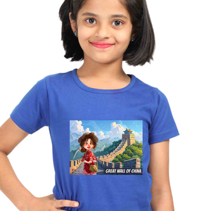 Aarya Great Wall of China Cotton T-shirt | DTF Print