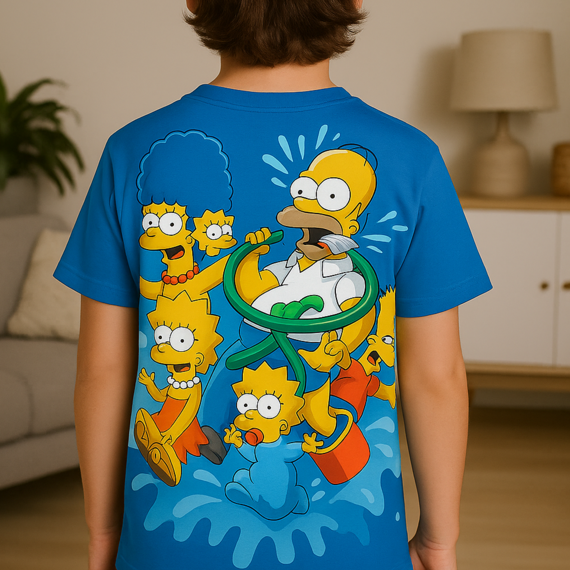 Cartoon Kids AOP Sports T-Shirt