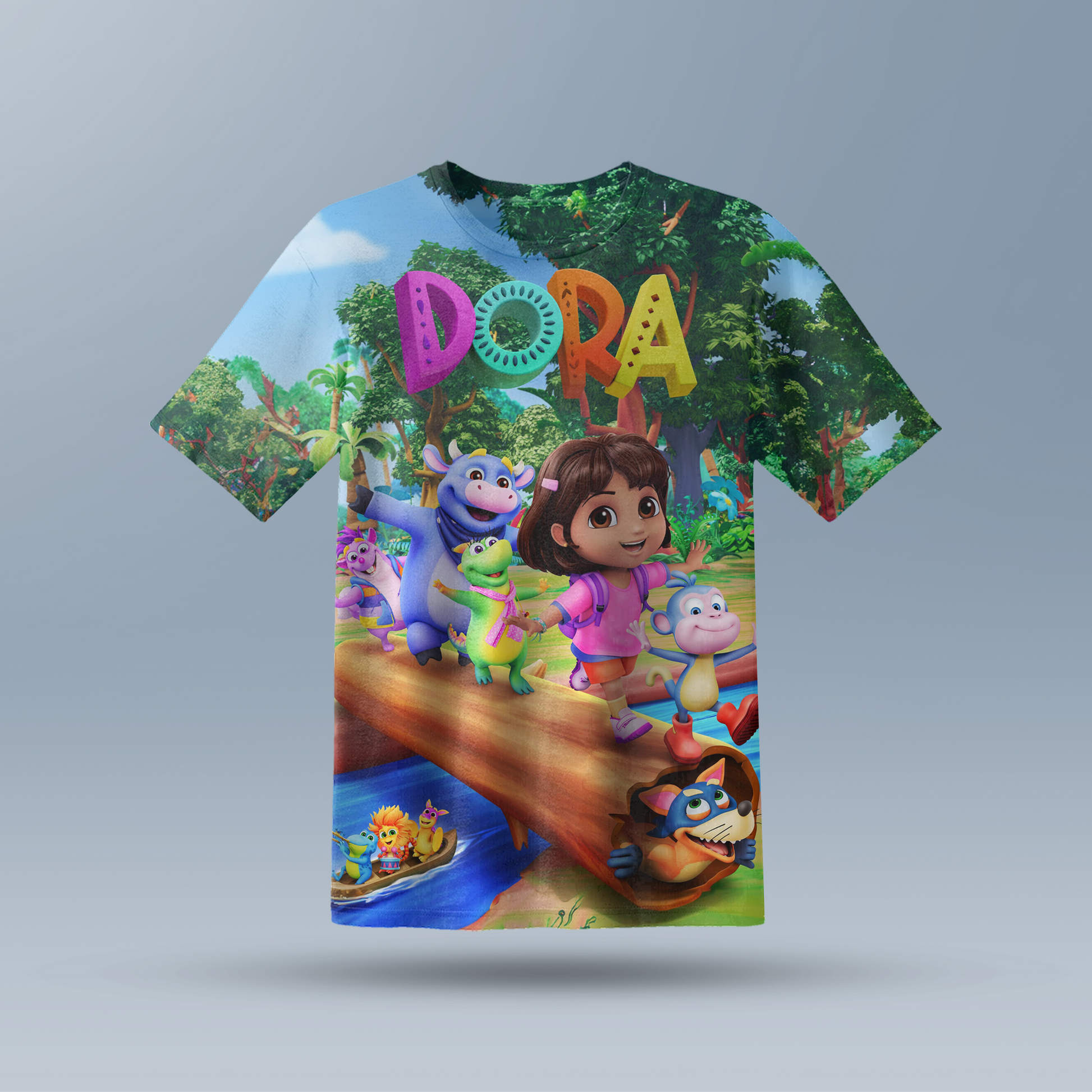 Dora Kids AOP Sports T-Shirt