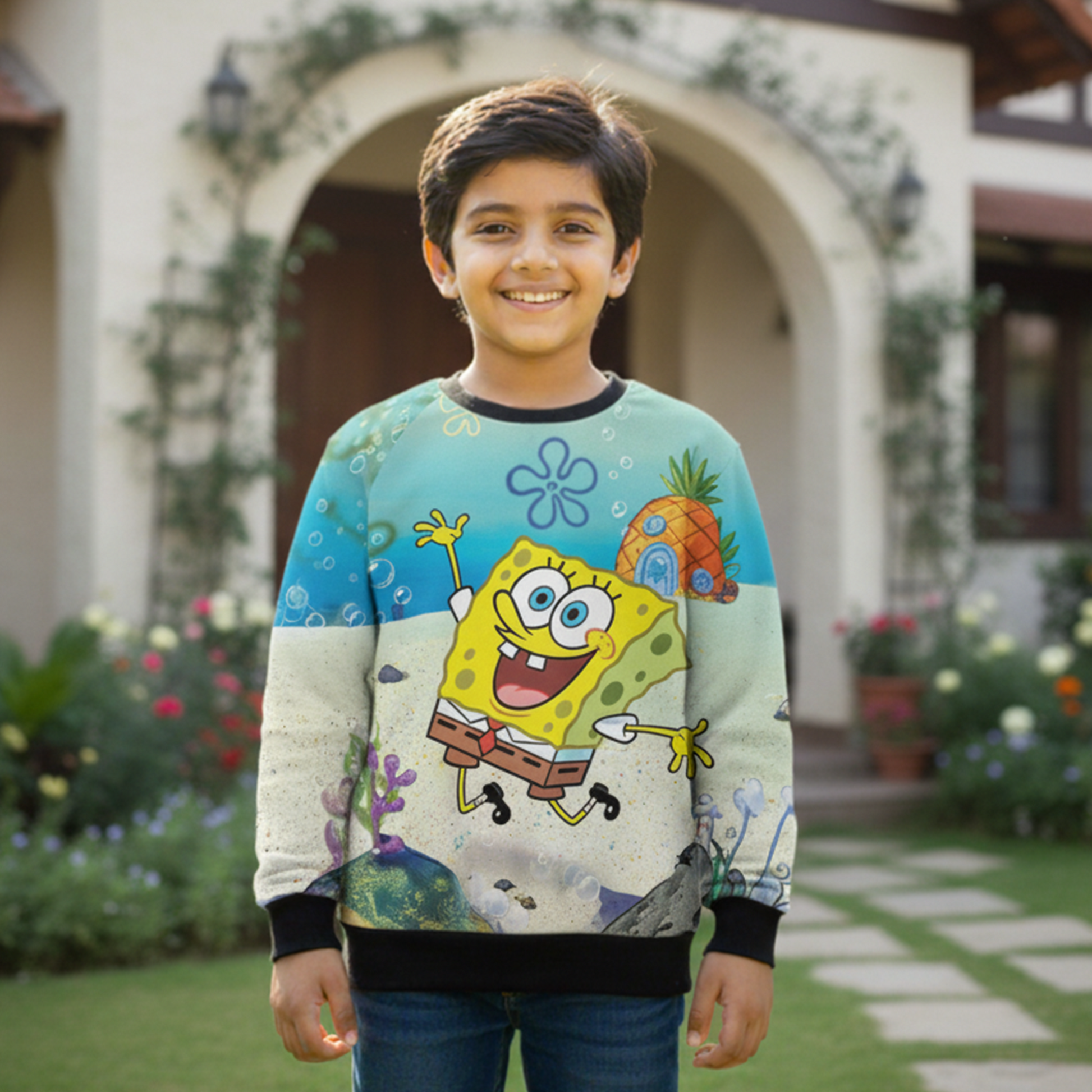 Scoop AOP Kids Sweatshirt