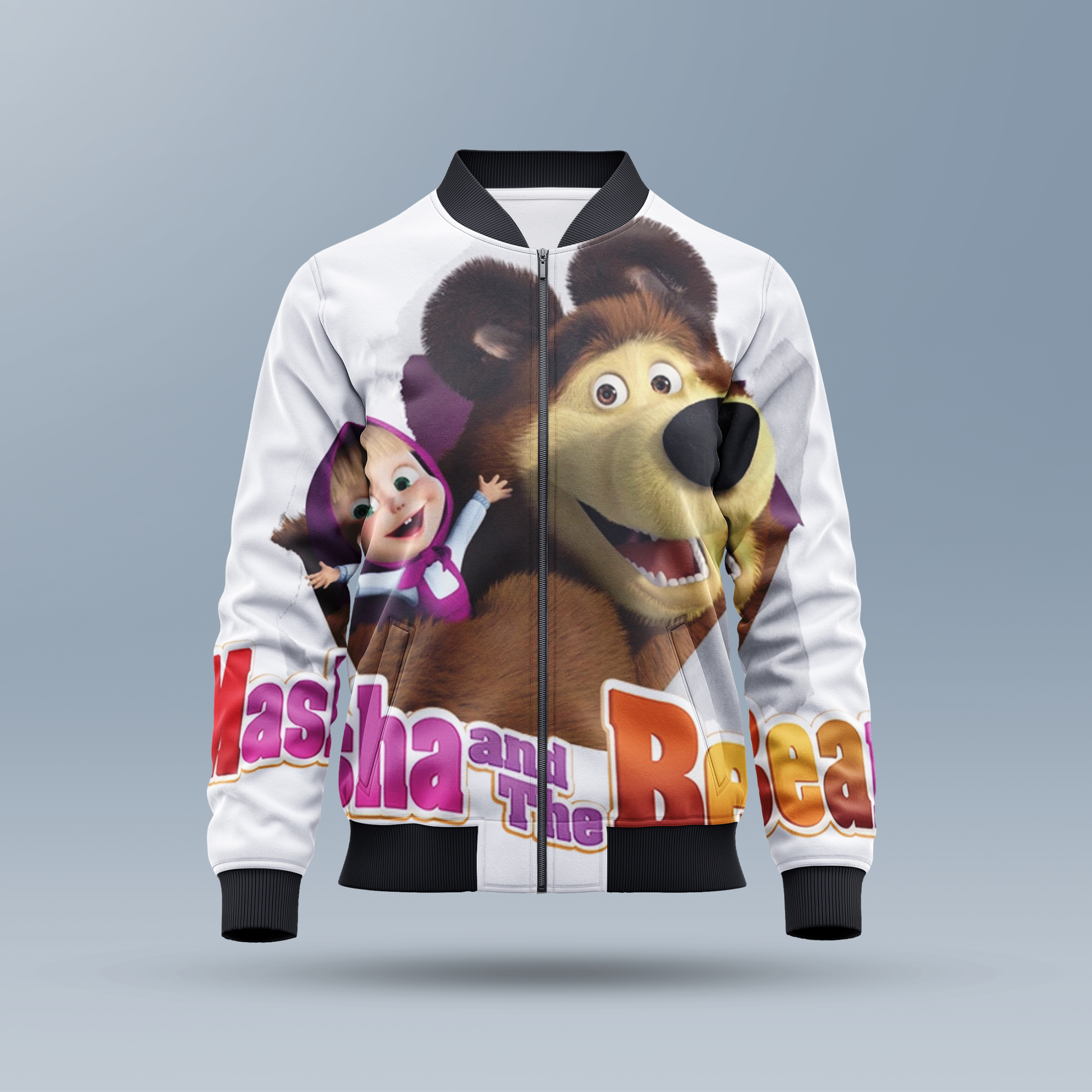 Kids Masha and Bear Bomber Jacket