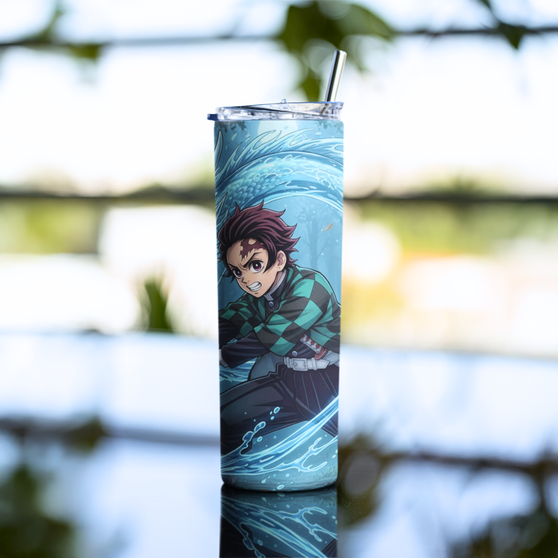 Demons Layer AOP Tumbler Bottle
