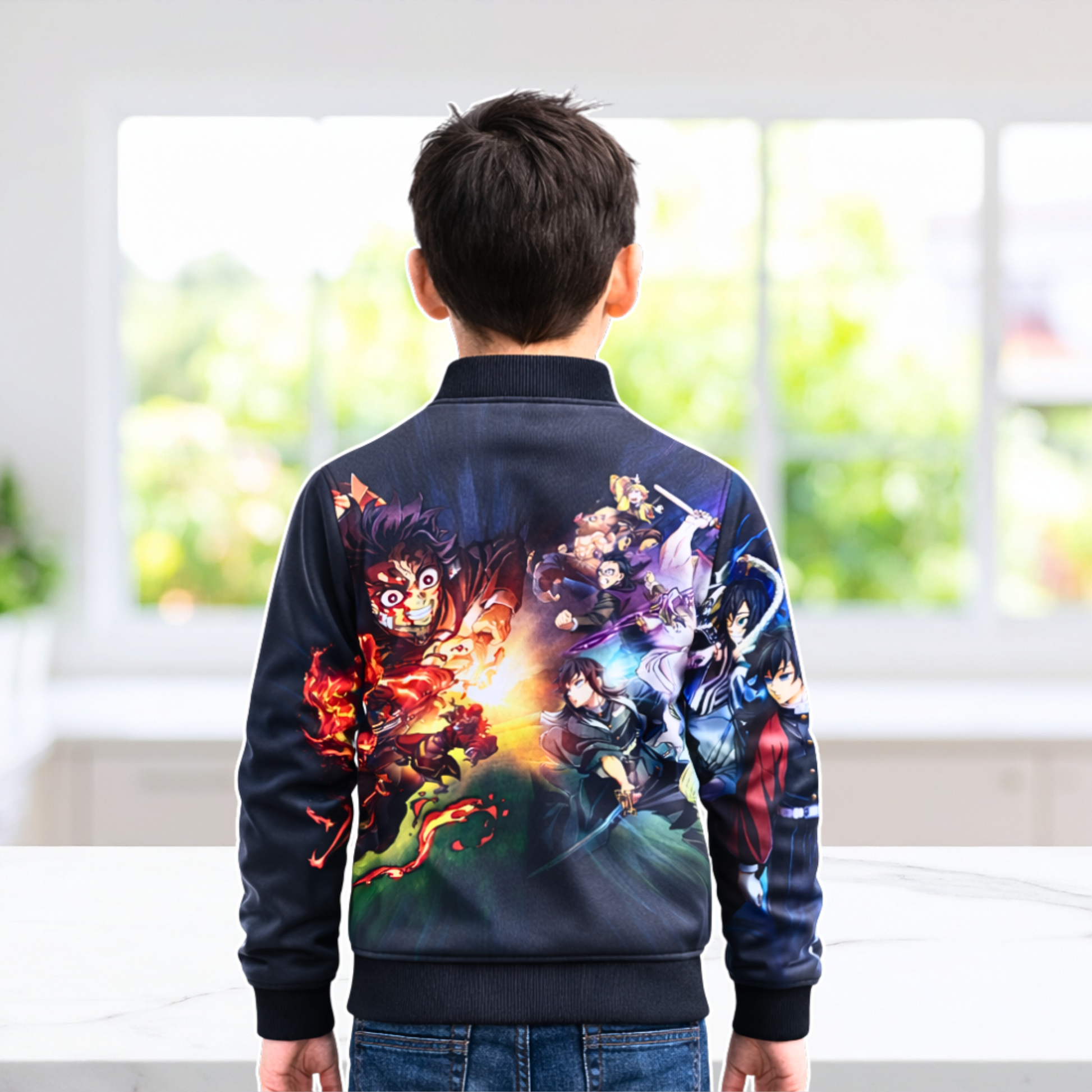 AOP Kids Bomber Jacket