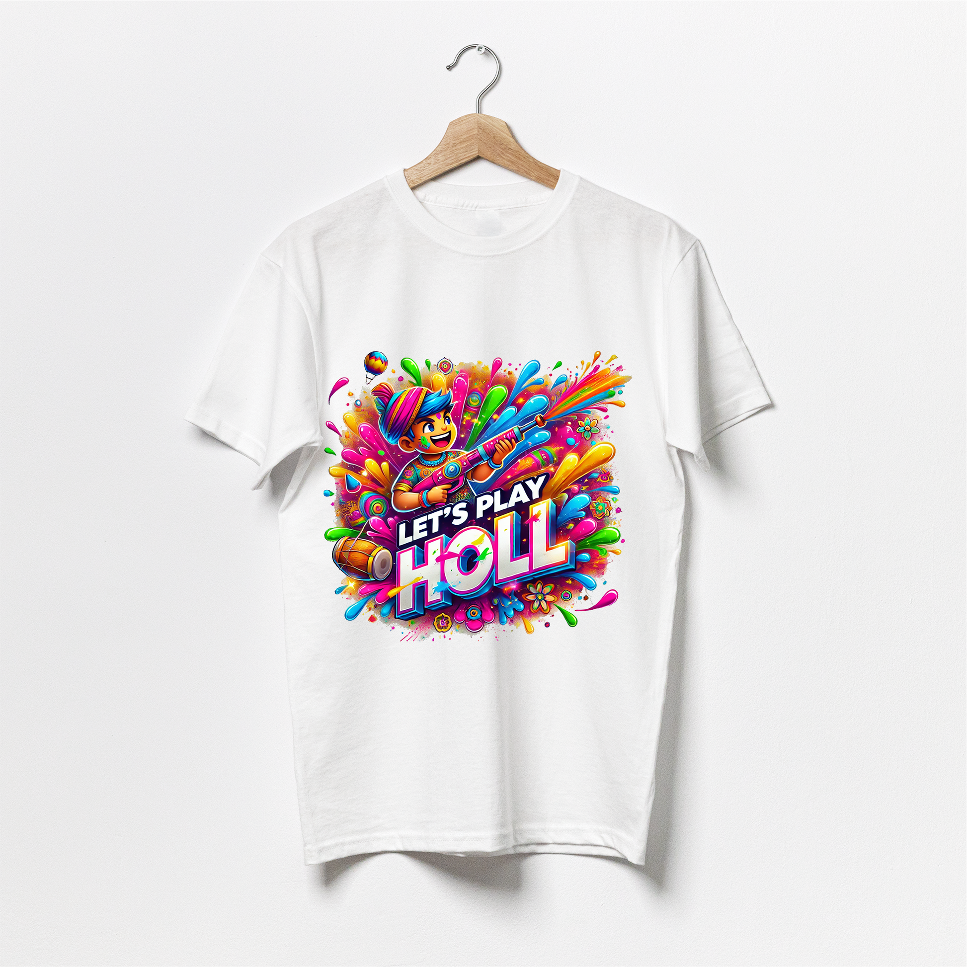 Let’s Play Holi T-Shirts