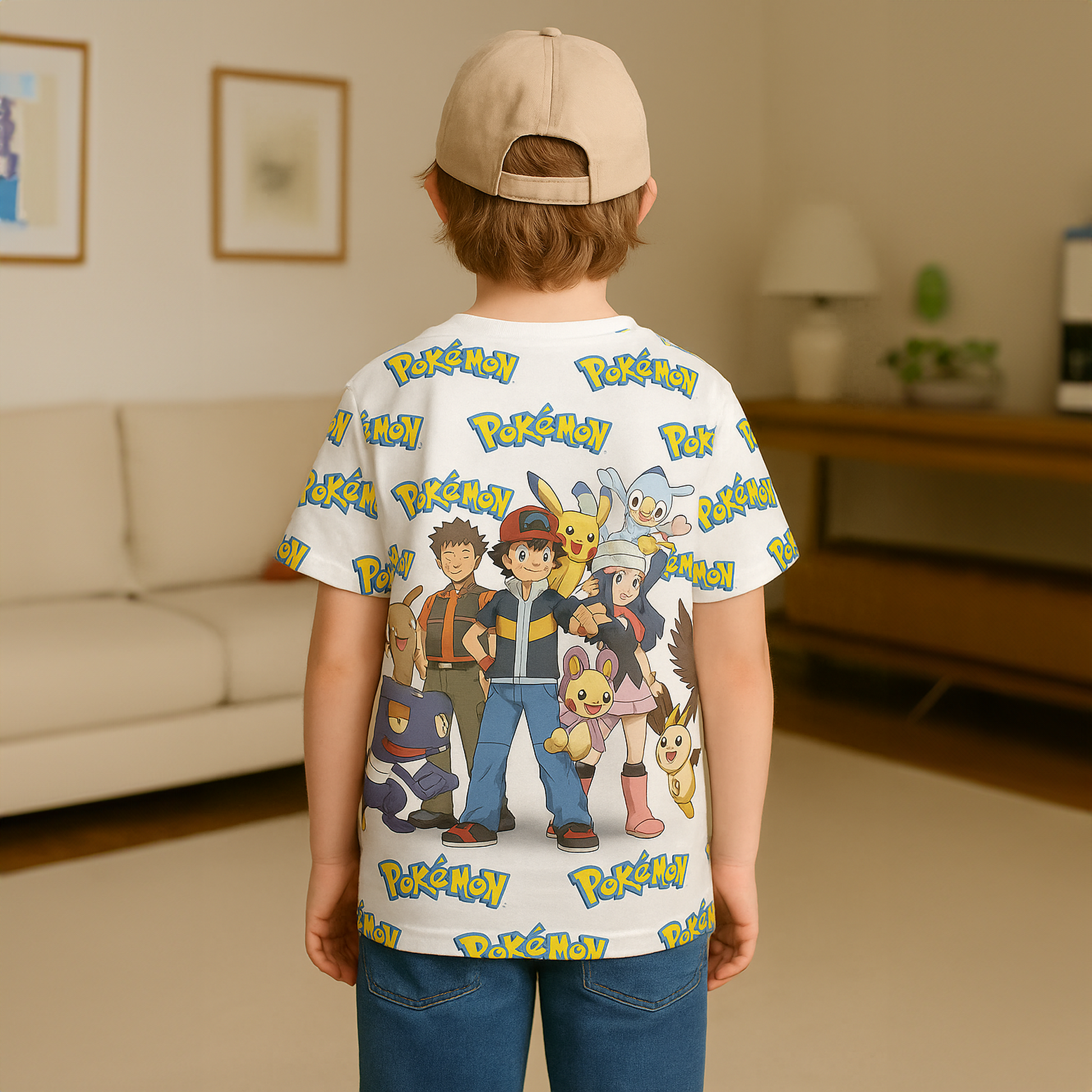 Pokemon Squad AOP Sports T-Shirt