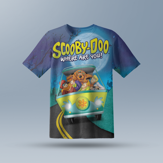 Scooby-Doo Kids AOP Sports T-Shirt