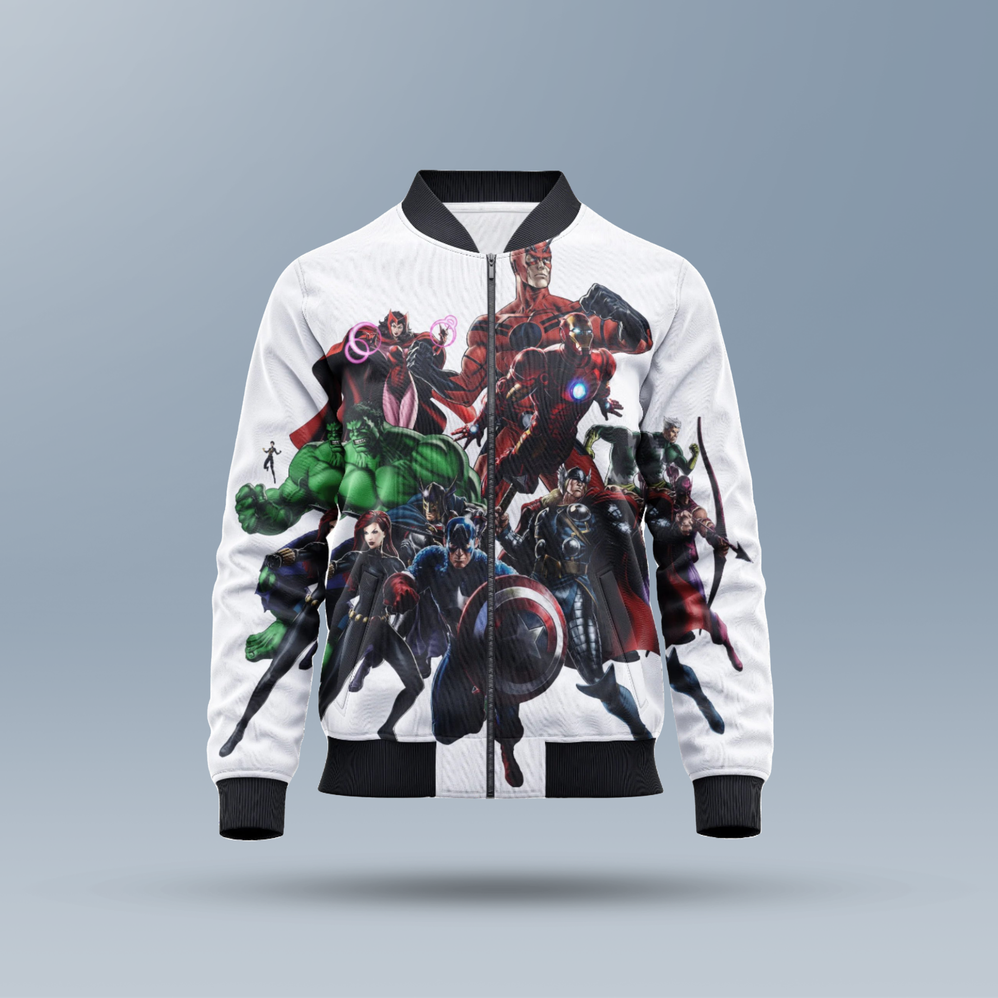 Kids Superheroes Bomber Jacket