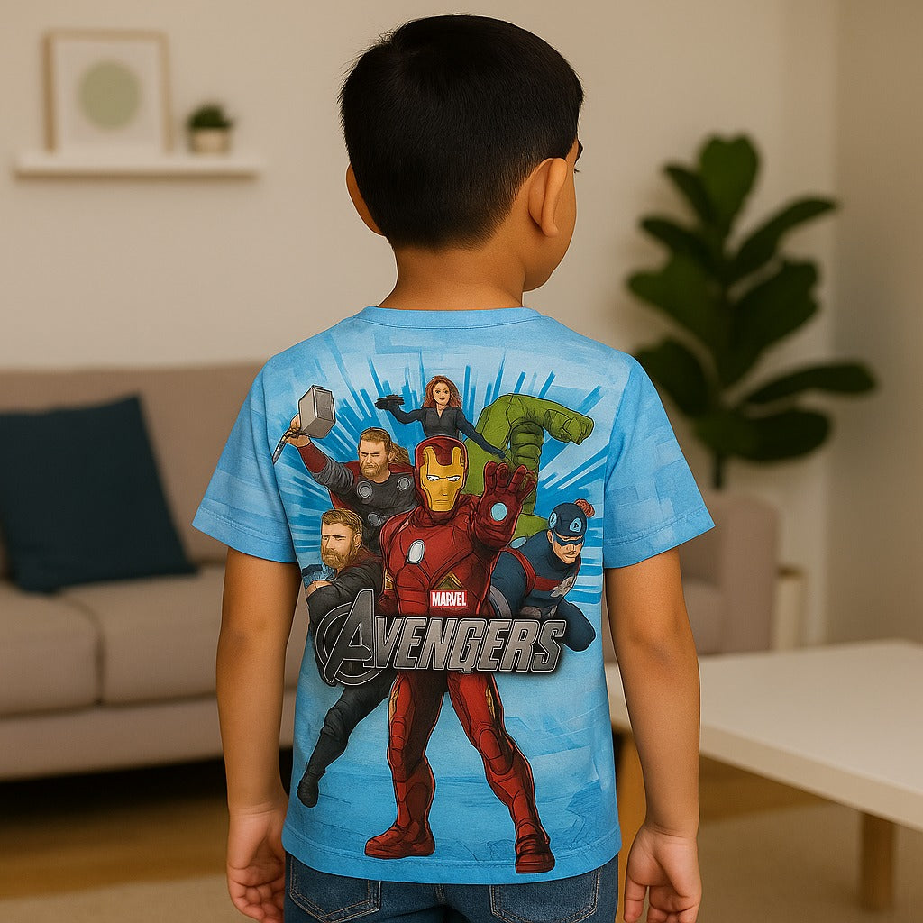 Avengers Kids AOP Sports T-Shirt