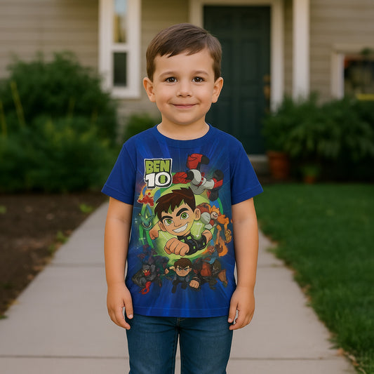 Ben 10 Kids AOP Sports T-Shirt