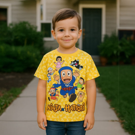 Ninja Hattori Kids AOP Sports T-Shirt