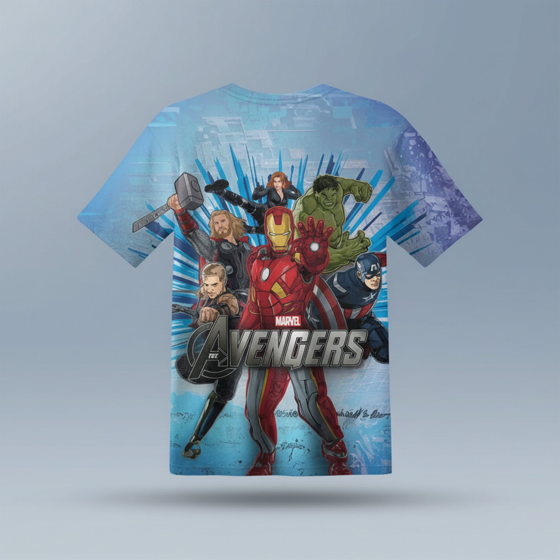 Avengers Kids AOP Sports T-Shirt