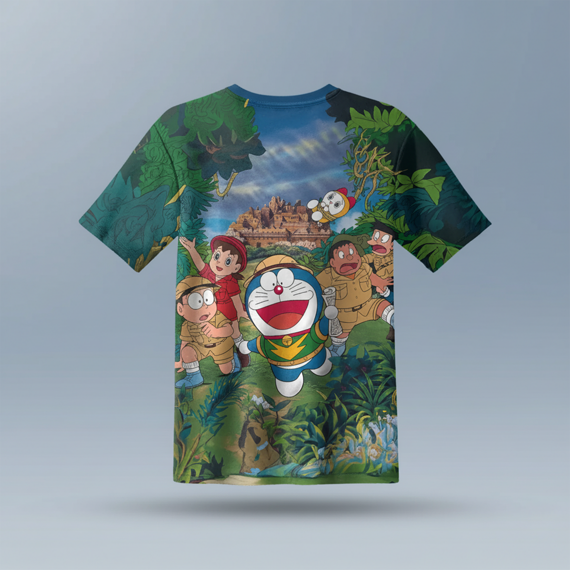 Doraemon Kids AOP Sports T-Shirt