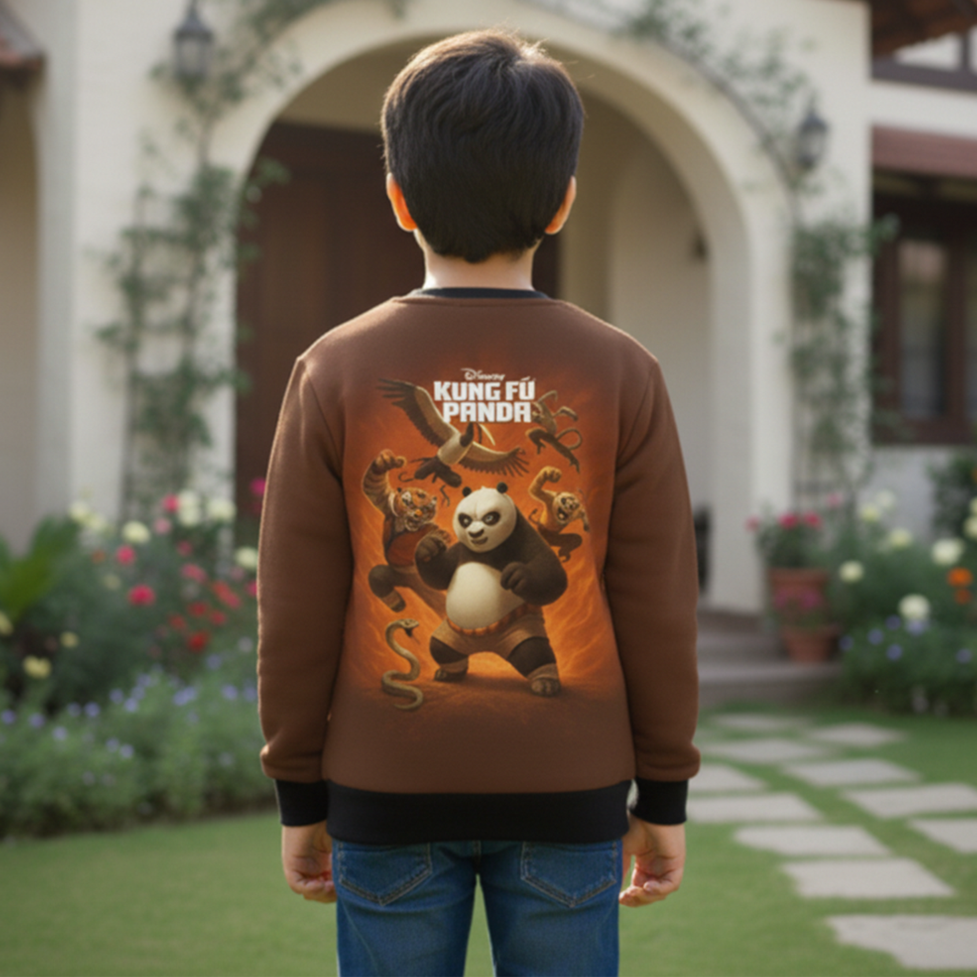 Kung Fu Panda AOP Kids Sweatshirt