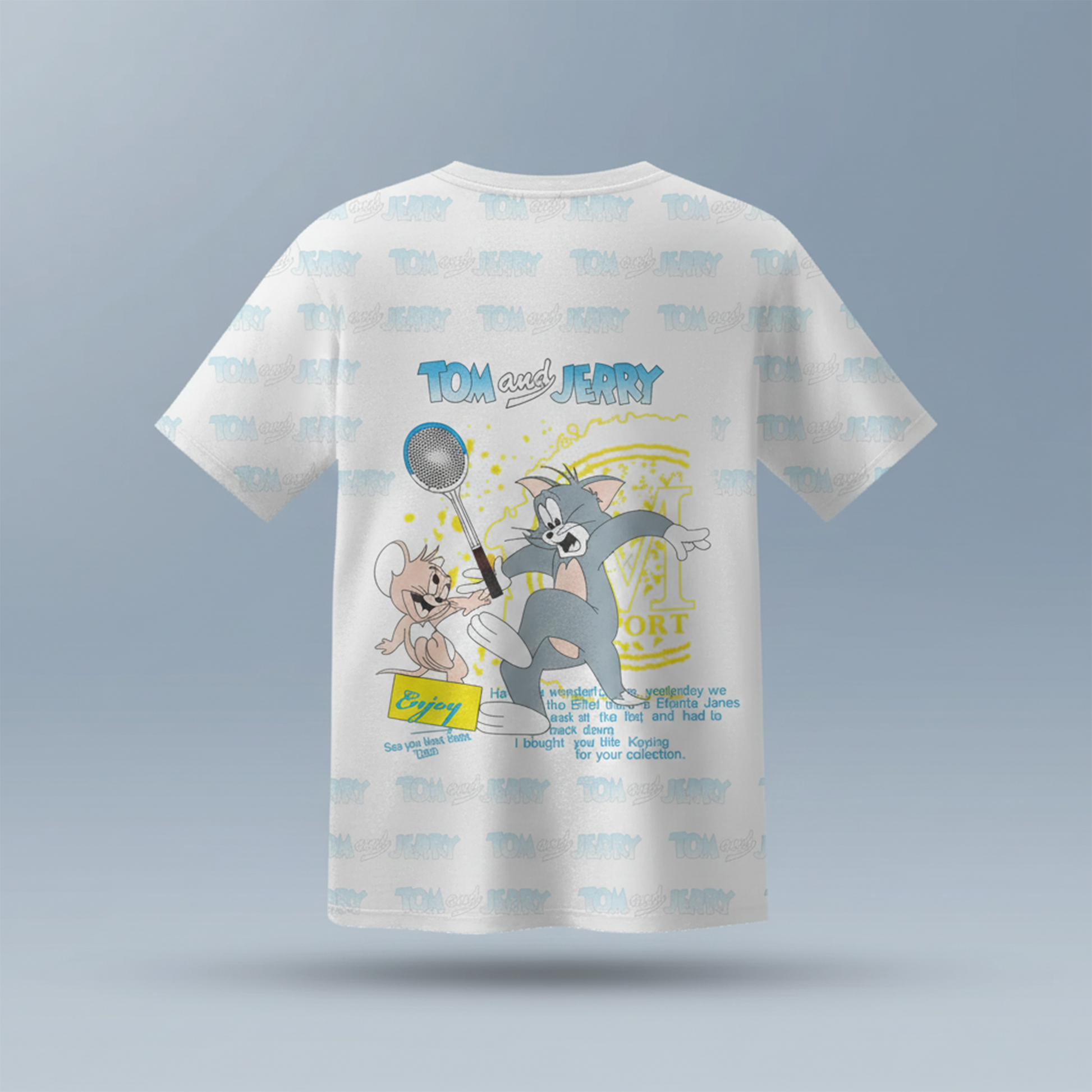 Tom & Jerry Kids AOP Sports T-Shirt