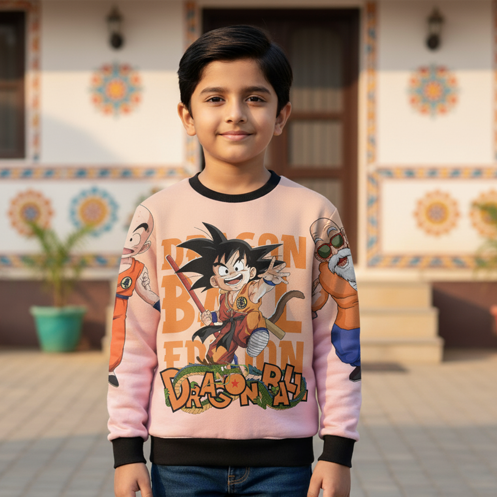 Dragon Ball AOP Kids Sweatshirt