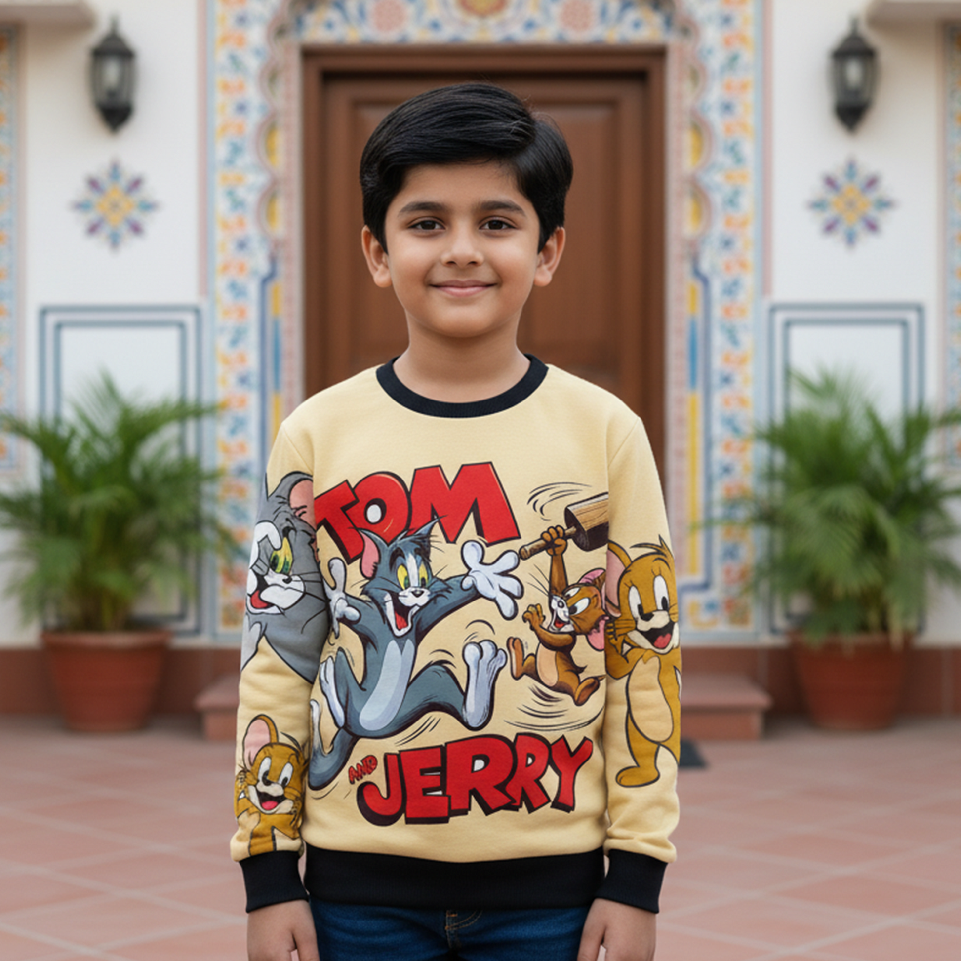 Tom and Jerry AOP Kids Sweatshirt